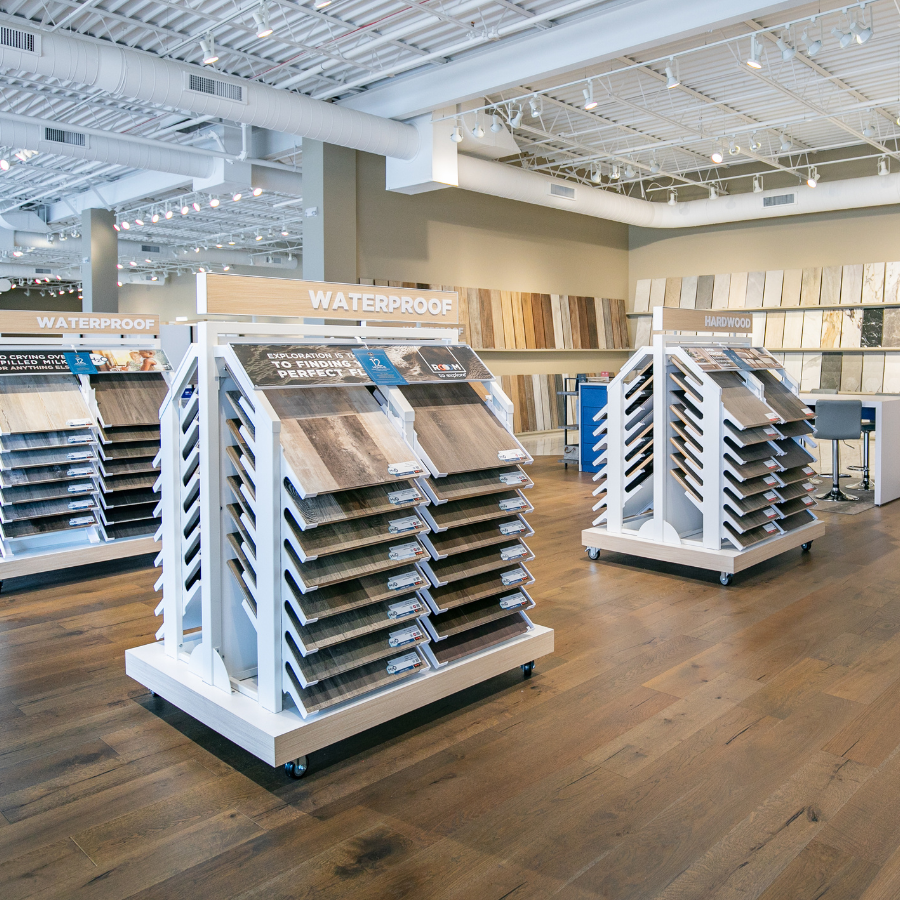 Hard Surface Flooring Displays